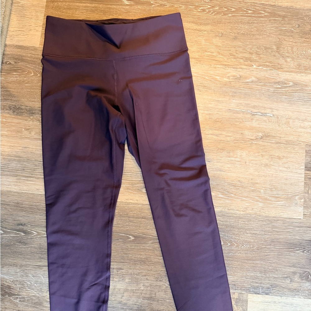 ATHLETA INTERVAL TIGHTS - BUILT FOR PERFORMANCE- PURPLE PLUM